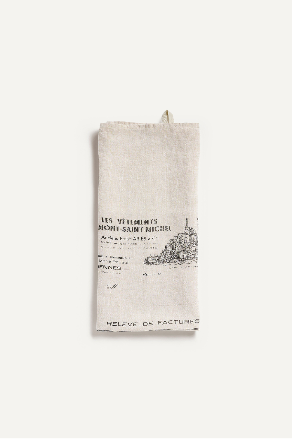Invoice towel