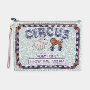 Pochette billet de cirque à sequins XL